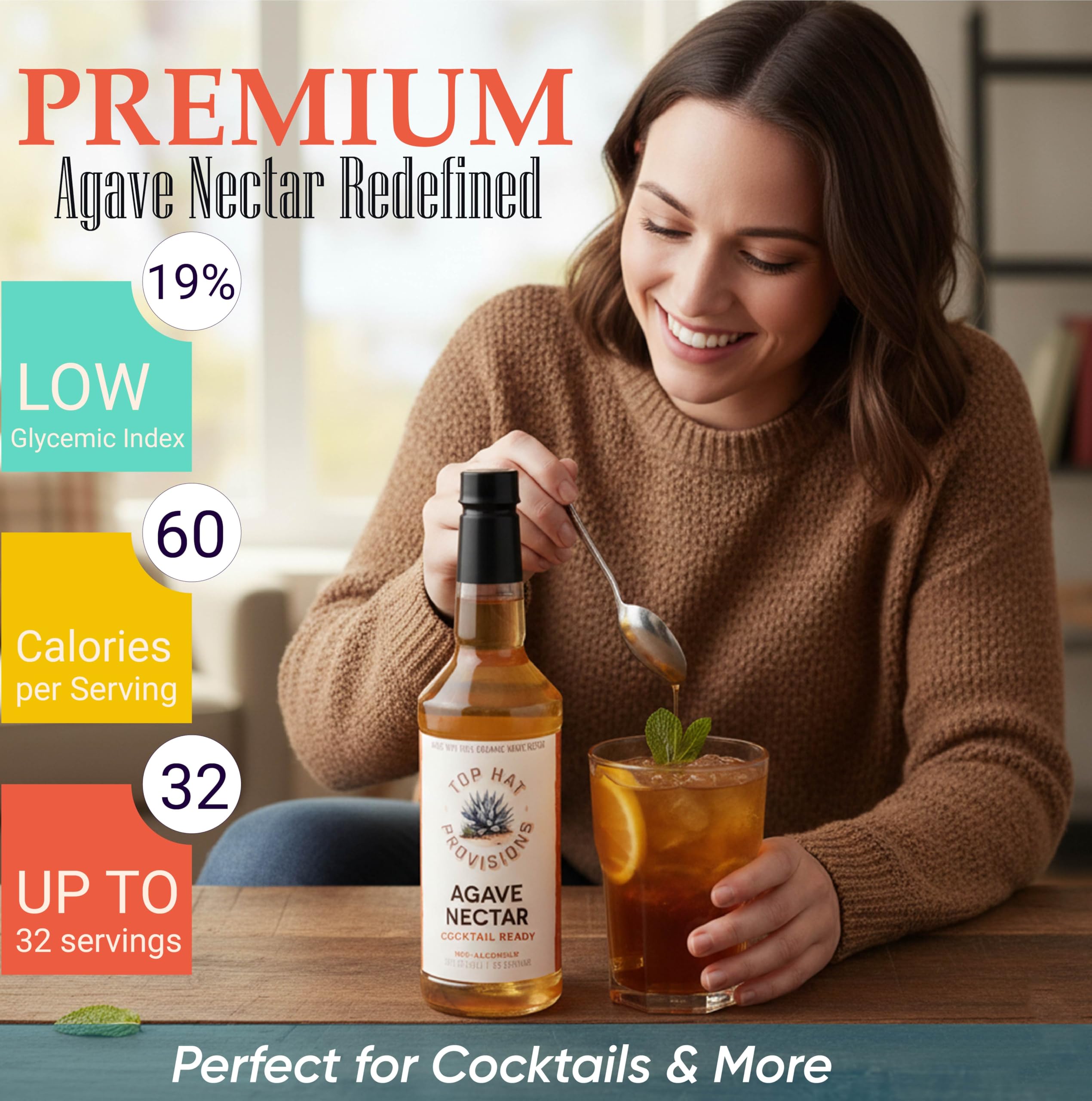 Top Hat Provisions label close-up highlighting organic, vegan and non-GMO benefits