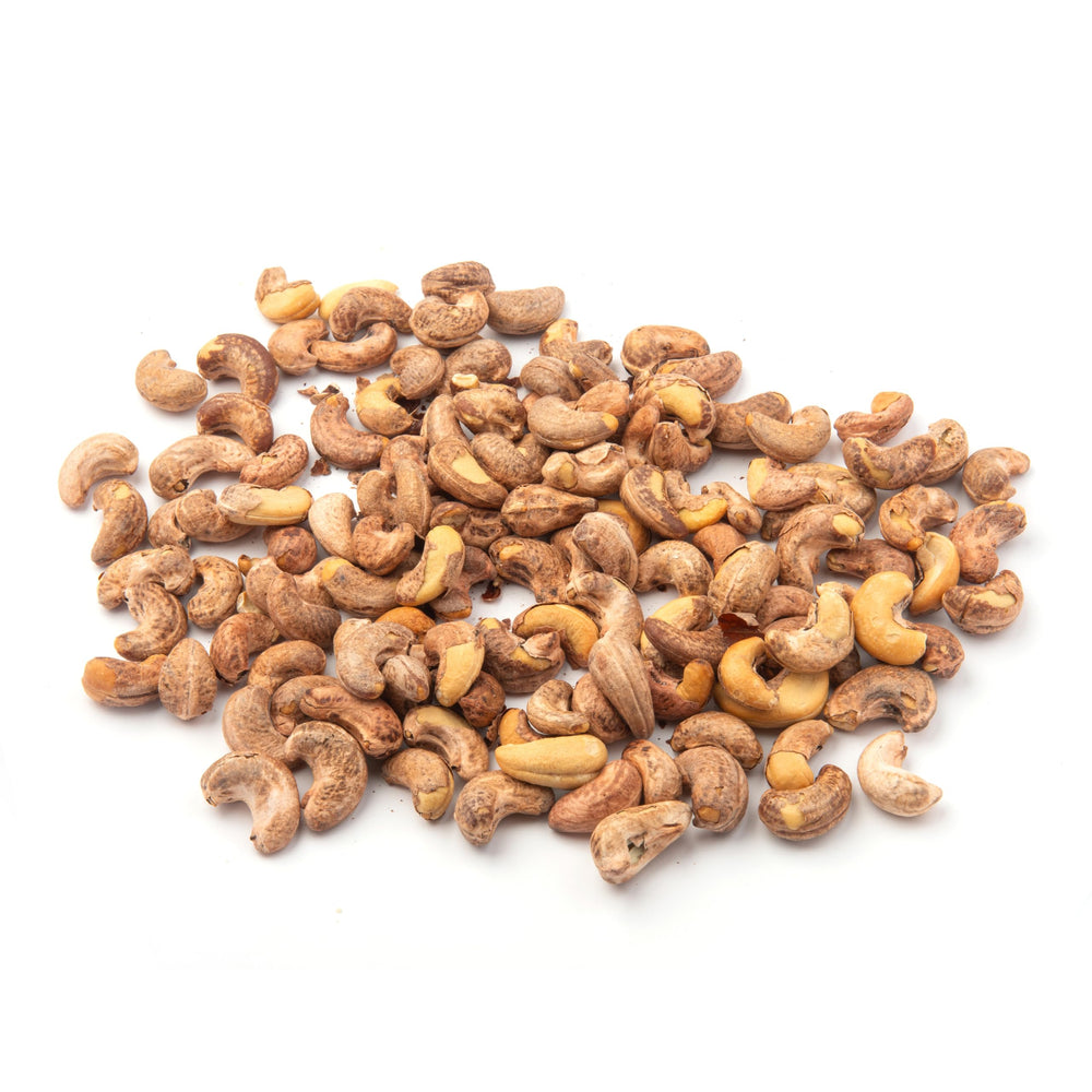 TopFood cashews sprinkled on salad adding texture and plant-protein benefit