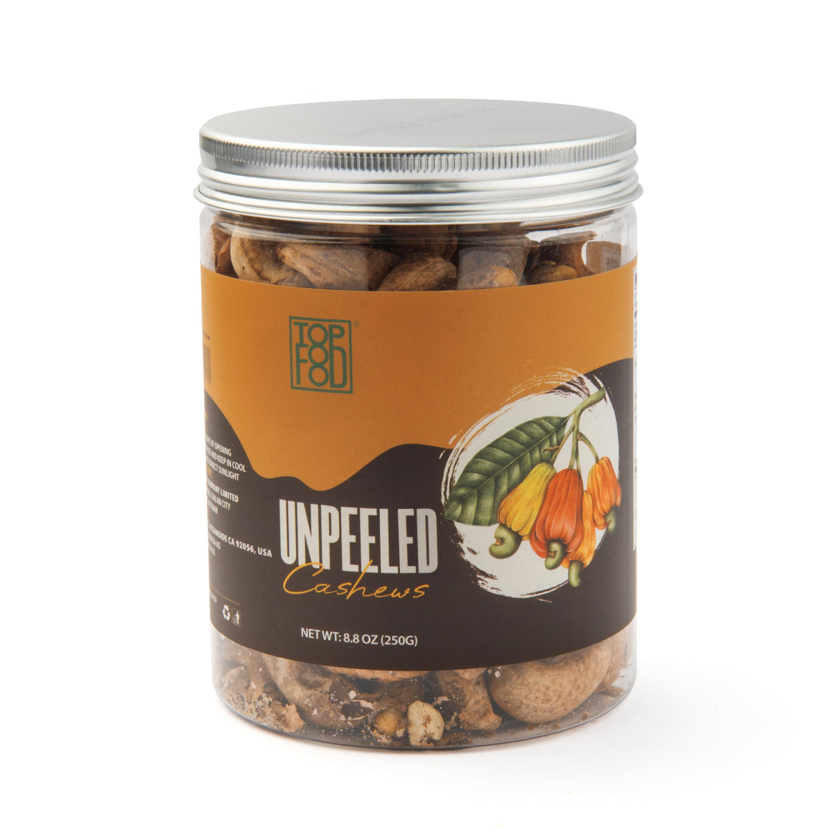 TopFood front canister showing packaging and resealable lid benefit