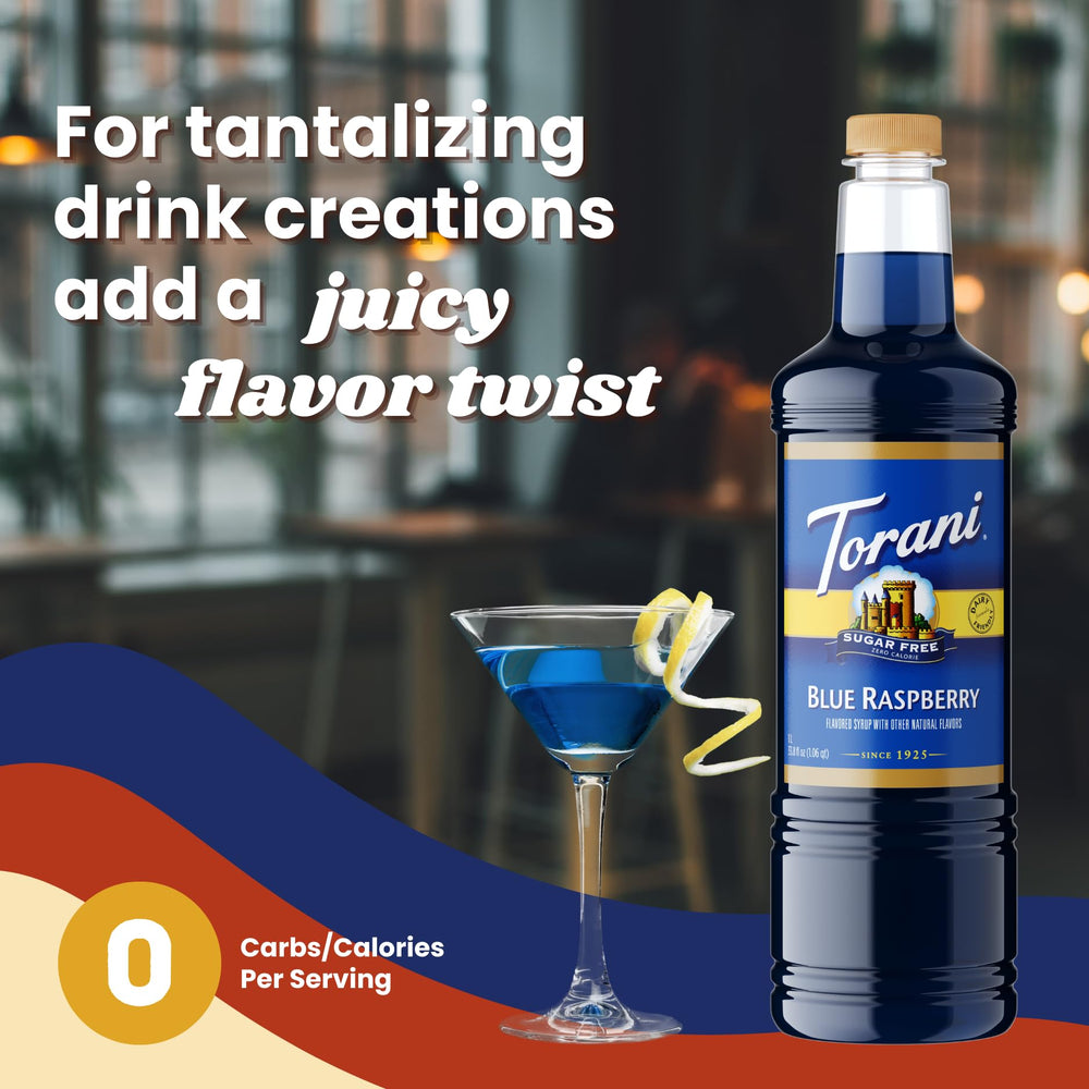 Close-up syrup texture highlighting Torani smooth consistency for mixing benefits