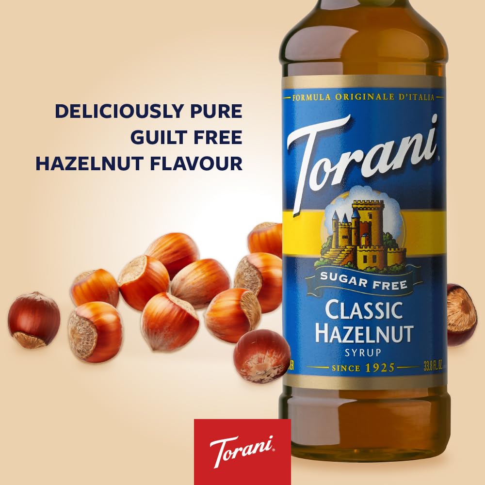 Torani syrup pour detail demonstrating smooth flow and easy mixing