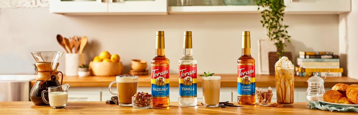 Torani Mojito Mint ingredients panel close-up, communicates clean ingredient list