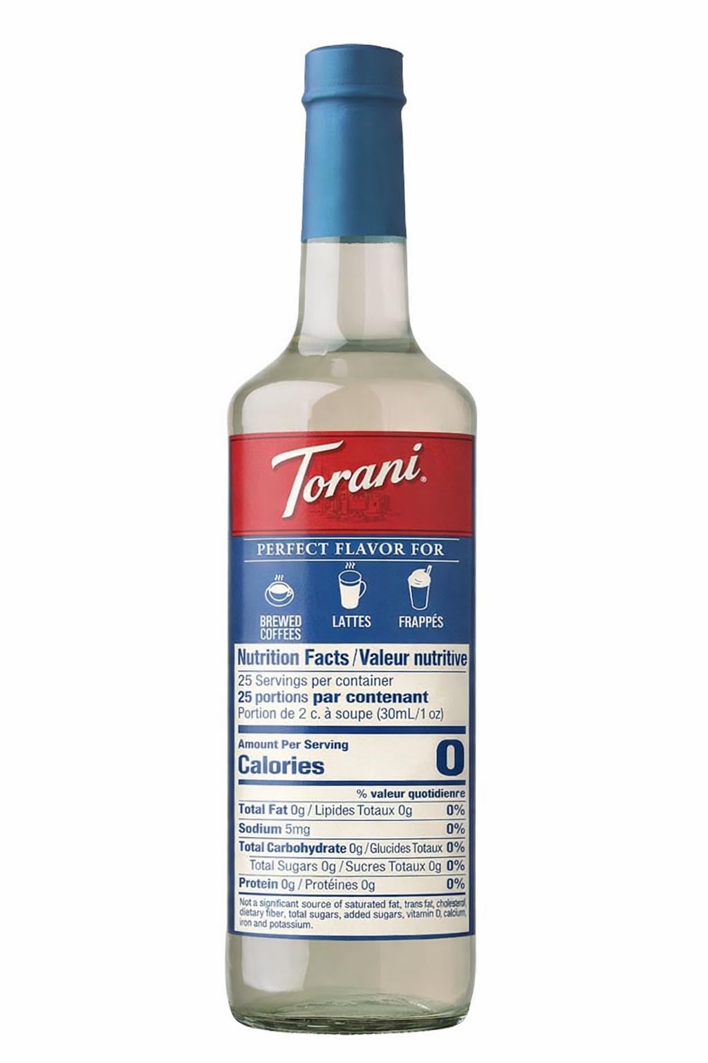 Torani peppermint added to latte for a refreshing mint boost