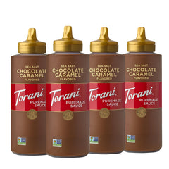 Torani Puremade front packaging showing bottle and label for easy identification and appeal