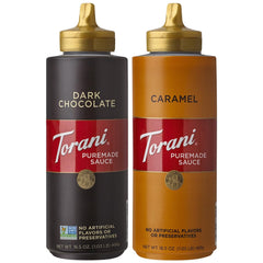 Torani Puremade product front showing bottles and labels for easy identification and trusted flavor