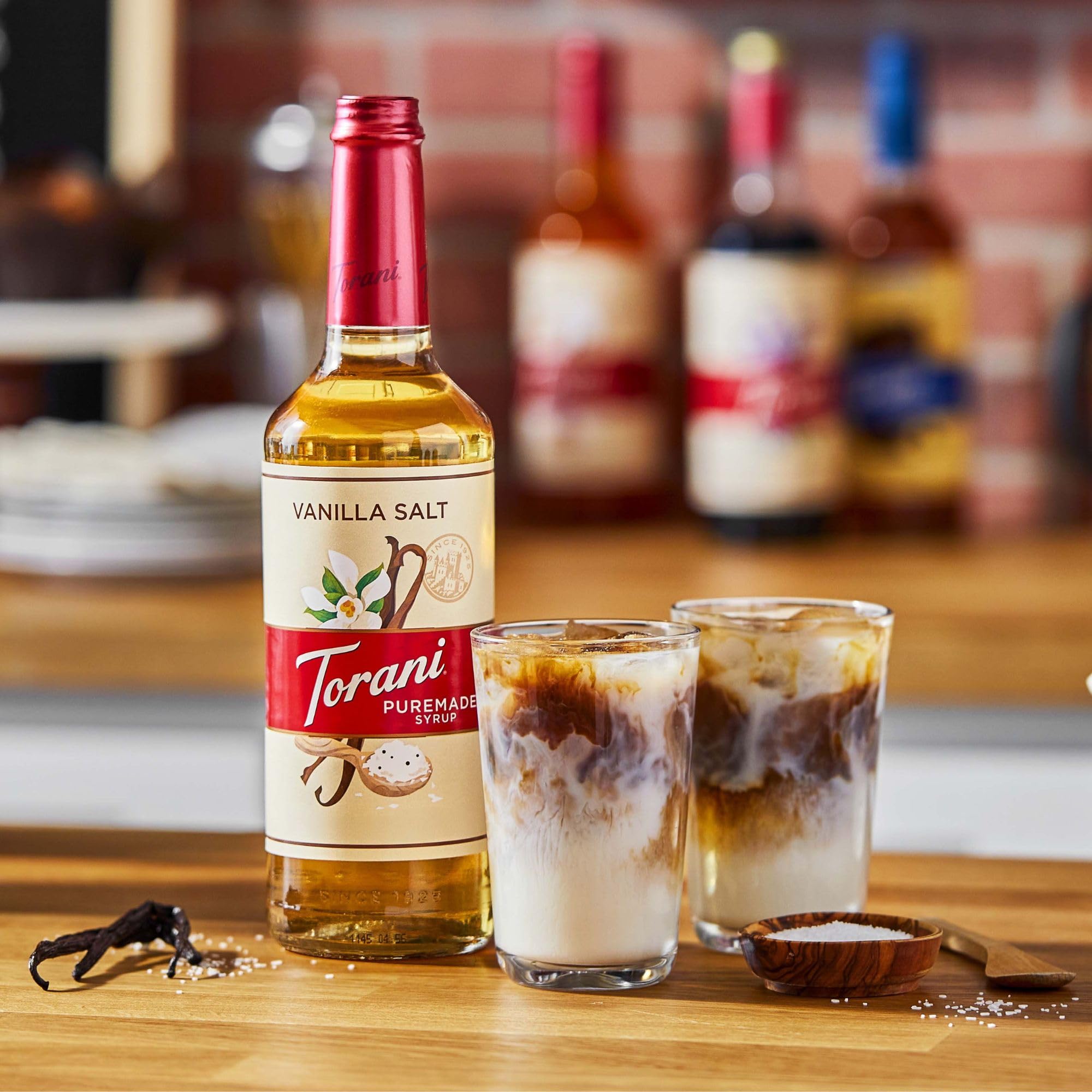 Torani syrup pouring to show texture and ease of dosing benefits