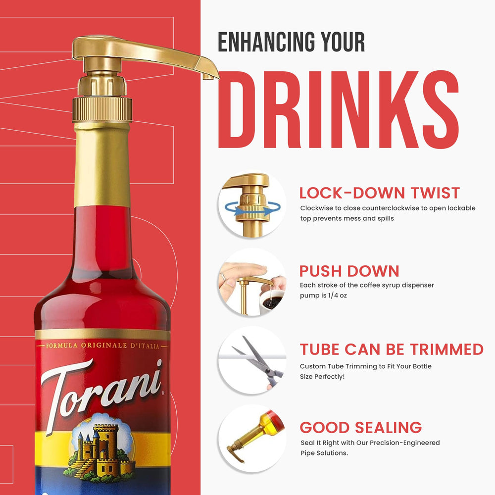 Torani Strawberry bottle detail shot showcasing label and texture to inspire recipes