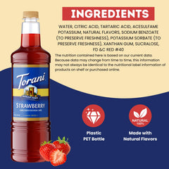 Torani syrup drizzled over ice cream adding flavor without extra sugar