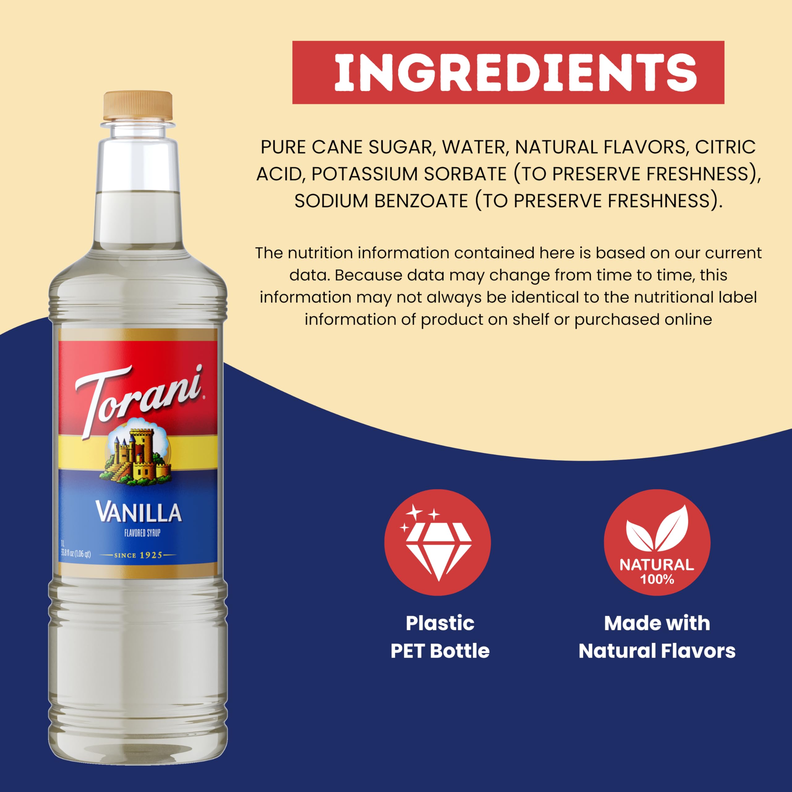 Torani syrup added to a latte demonstrating consistent flavor and café-quality results