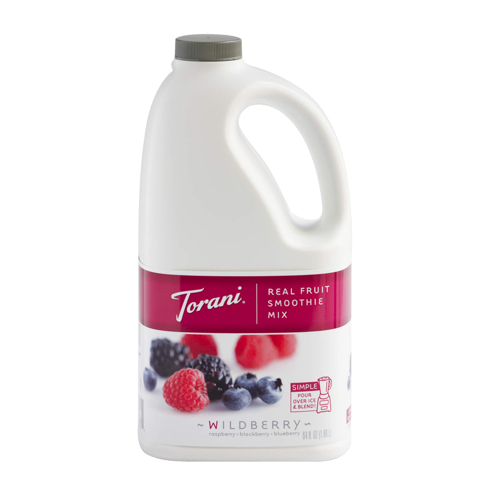 Torani wildberry front packaging showing bottle and label for easy identification and serving