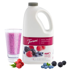 Torani wildberry pour spout close-up highlighting convenient dispensing for fast prep