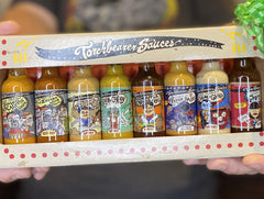 torchbearer sauces close-up of Garlic Reaper label highlighting bold flavor