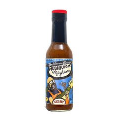 Torchbearer Sauces Mushroom Mayhem front bottle showing label and 5 fl oz size, highlights umami