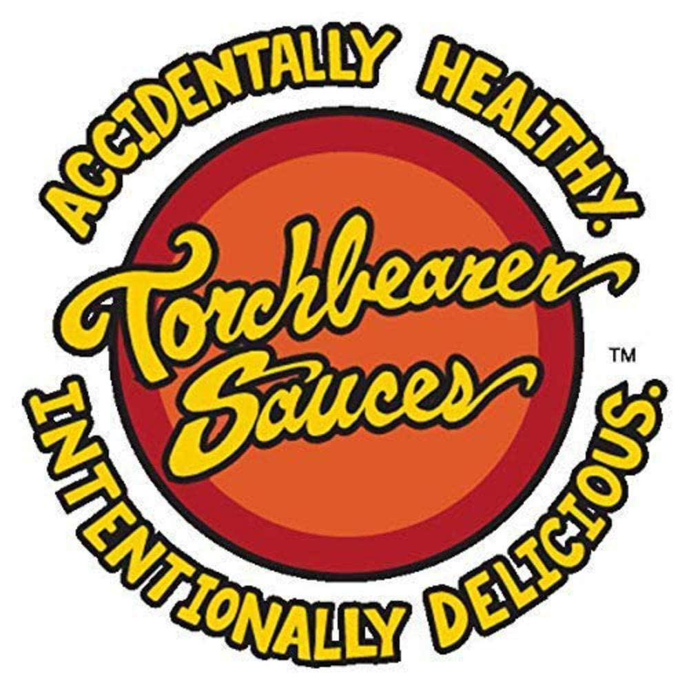torchbearer sauces next to a soda can showing compact travel-friendly size