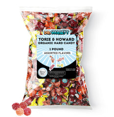 Doctor Plenty Torie & Howard front of package showing resealable one-pound bag and organic labels