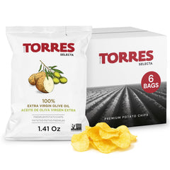 TORRES Selecta front packaging showing premium branding and snack benefit