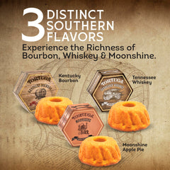 TORTUGA Tennessee Whiskey cake top view showing hand-applied spirit finish