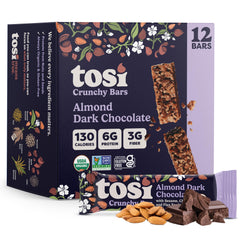Tosi front packaging showing 12-pack and flavor benefits