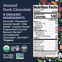 Tosi ingredients layout with almonds, chia, flax showcasing quality