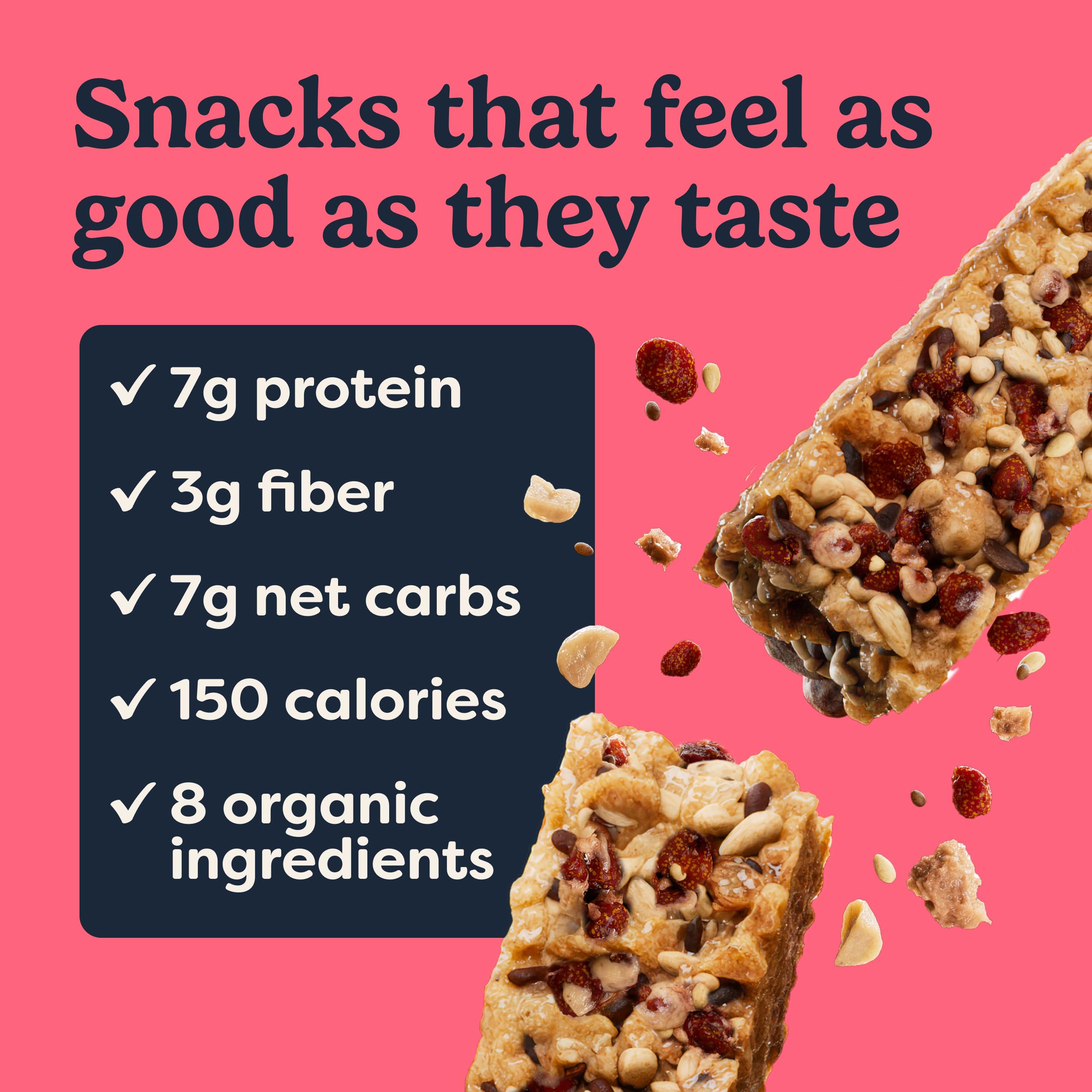 Tosi PB&J ingredients spread with nuts and seeds for nutrient density