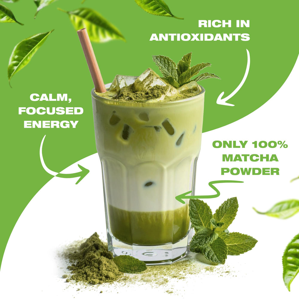 Total Tea baking with matcha in batter, bright color for desserts and pastries