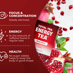 Total Tea brewed cup top view illustrating clear color and smooth, balanced flavor