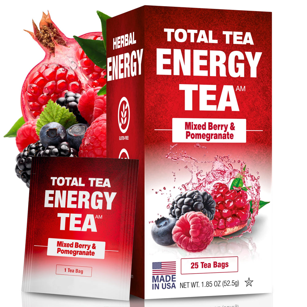 Total Tea front packaging showing 25 tea bags and product name for quick identification