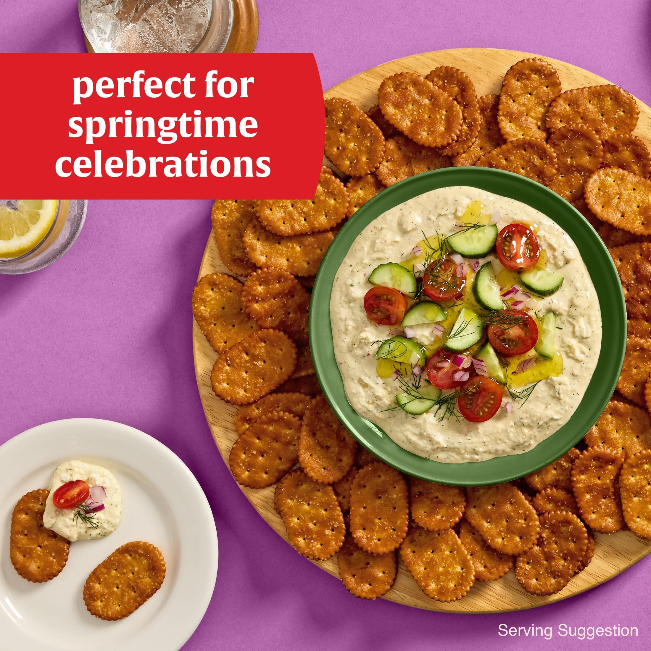 Town House crackers paired with cheese demonstrating pairing versatility
