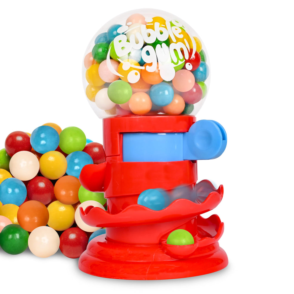 Sunny Days Entertainment front view of gumball machine shows playful design and instant fun