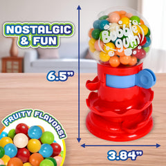 Sunny Days Entertainment close-up of spiral slide highlighting visual dispensing action
