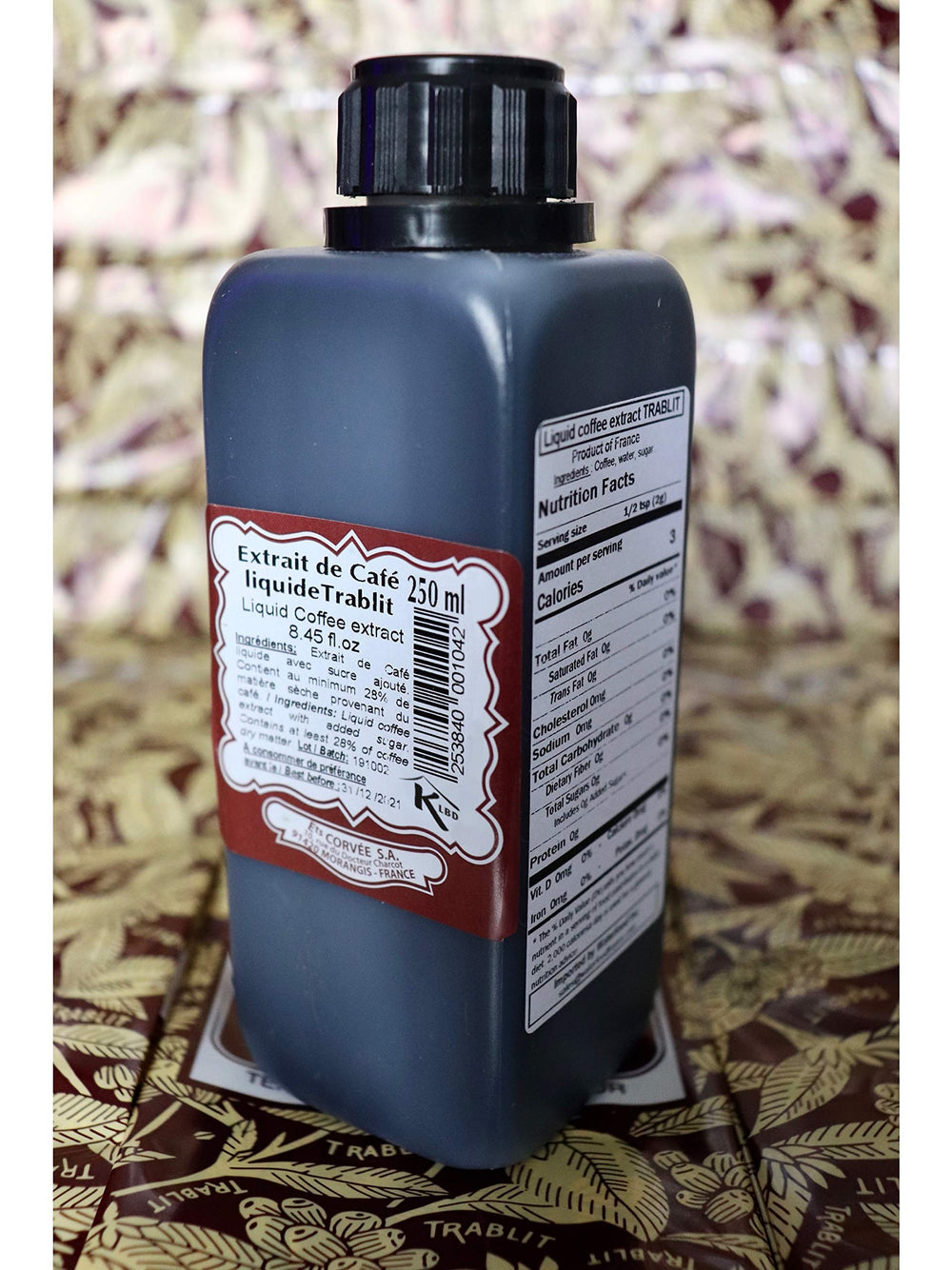 Trablit front view 250 ml bottle showing label and compact size benefit
