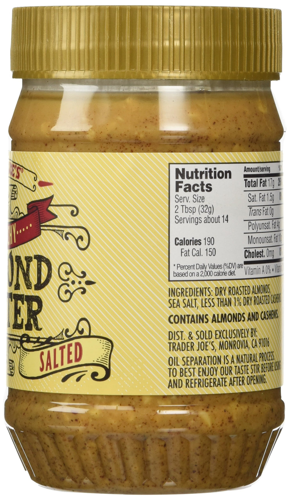 Trader Joe's spoonful close-up displaying crunchy almond pieces and creamy texture, appetizing spreadability
