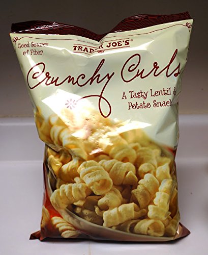 Trader Joe's Crunchy Curls served with dip on a table, demonstrating great scoopability