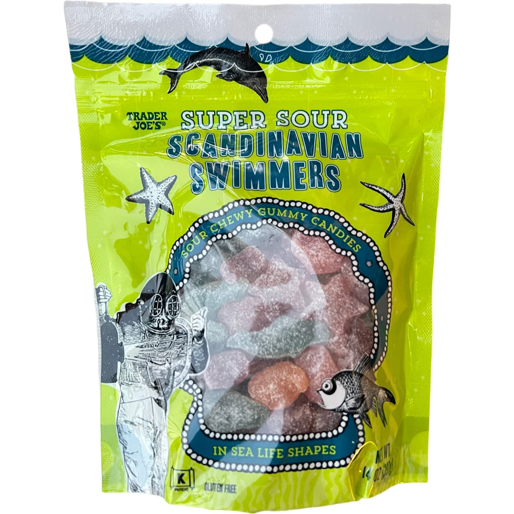 Trader Joe's front packaging showing product and gluten free kosher benefits