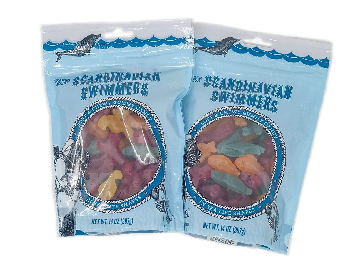 Trader Joe's front packaging showing two 14 oz bags and clear resealable benefits