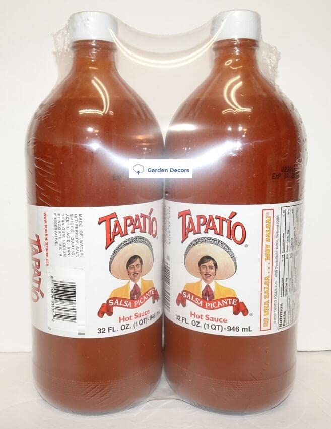 Trader Joe's Tapatio close-up of label and cap highlighting pour spout and shelf-stable design