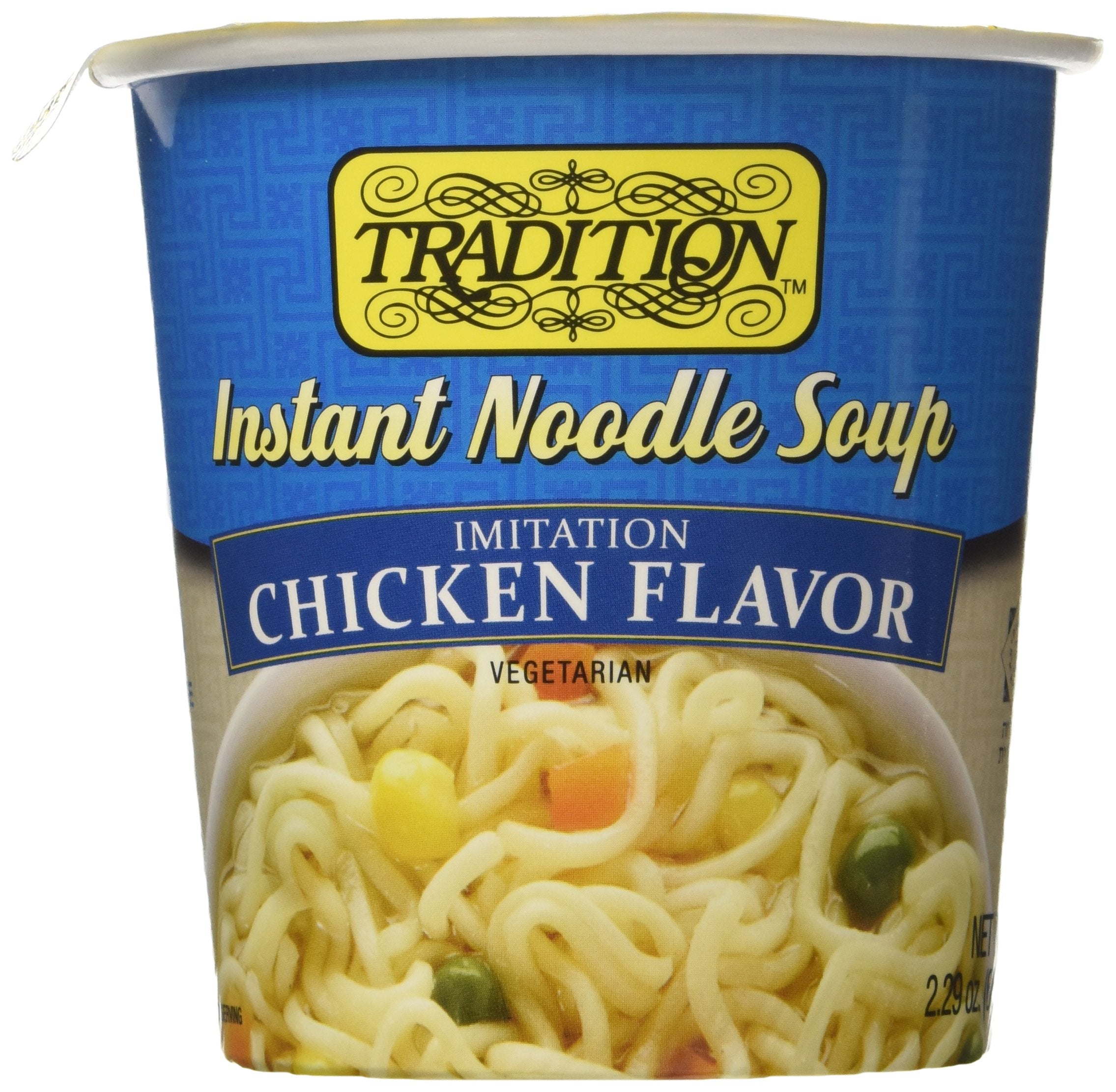 Tradition cup front packaging showing label and convenience benefit