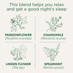 Traditional Medicinals tea bag close-up highlighting compostable material and freshness