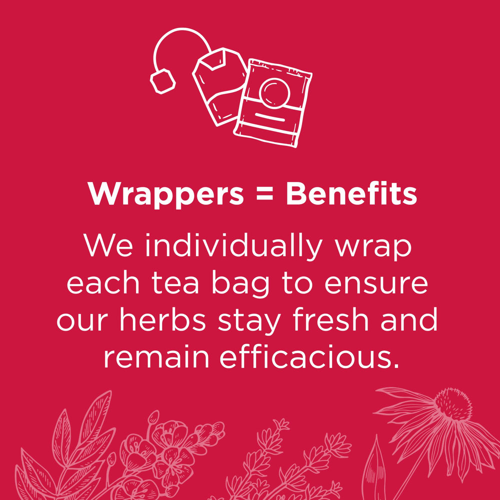 Traditional Medicinals loose slippery elm bark and herbs highlighting natural sourcing