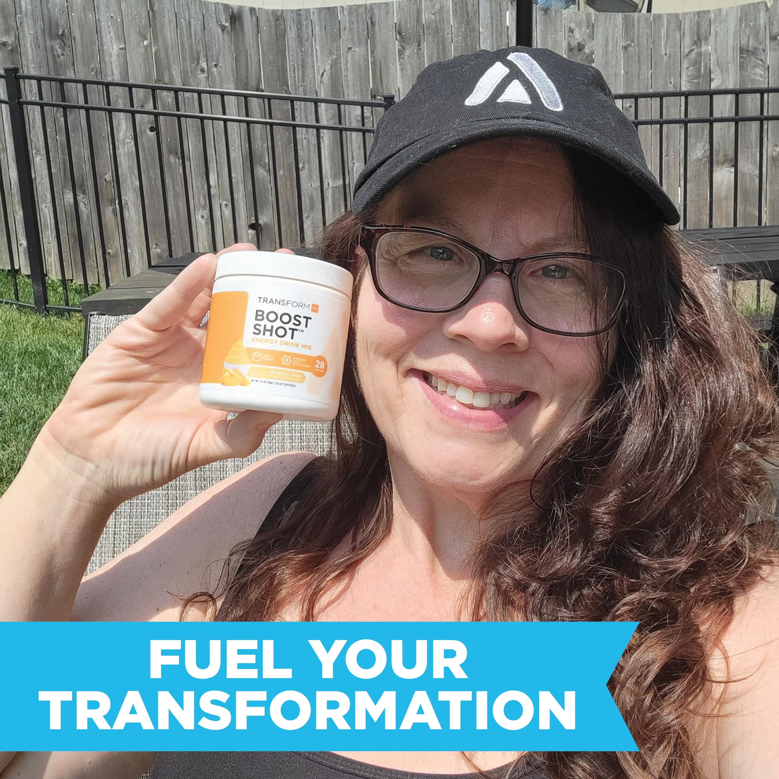 TransformHQ pre-mixed bottle in a gym bag showing grab-and-go convenience for active days
