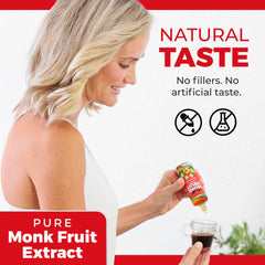 Transparency Foods bottle top with dropper demonstrating precise dosing and ease of use