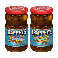 Trappey's jar front label showing slices and easy-topping benefit