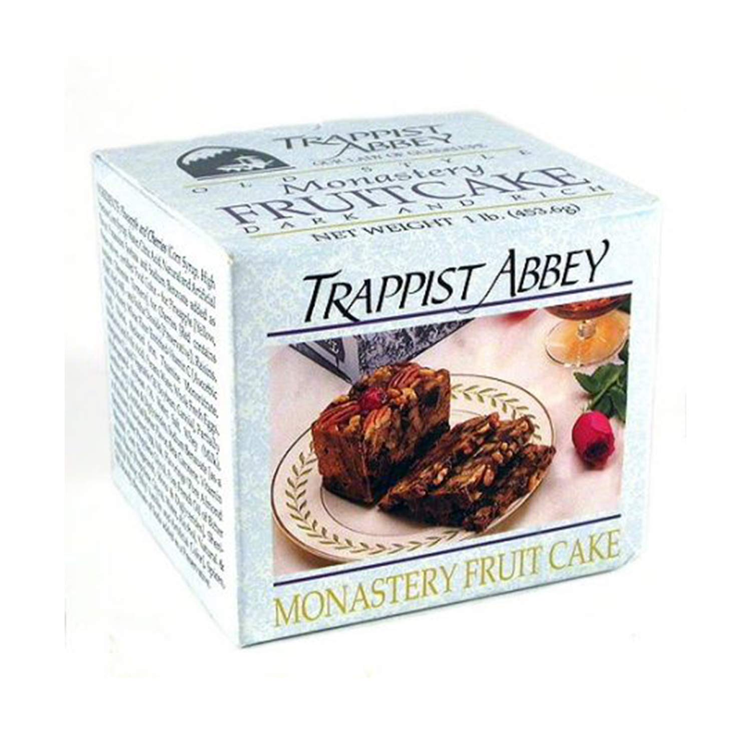 Trappist Abbey fruitcake close-up of candied fruits and nuts for texture benefit