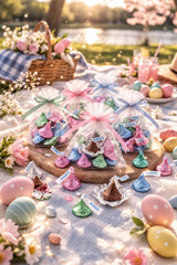 TREATBASKET KISESS arranged in an Easter basket adding color and easy gifting appeal