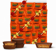TREATBASKET Resse's front packaging showing bulk bag and label, perfect for parties