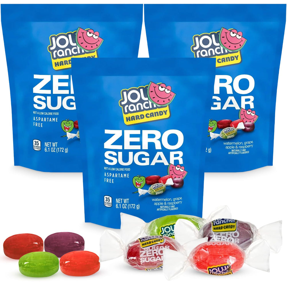 Treatizo front packaging showing three 6.1oz bags and vibrant fruit graphics for easy gifting