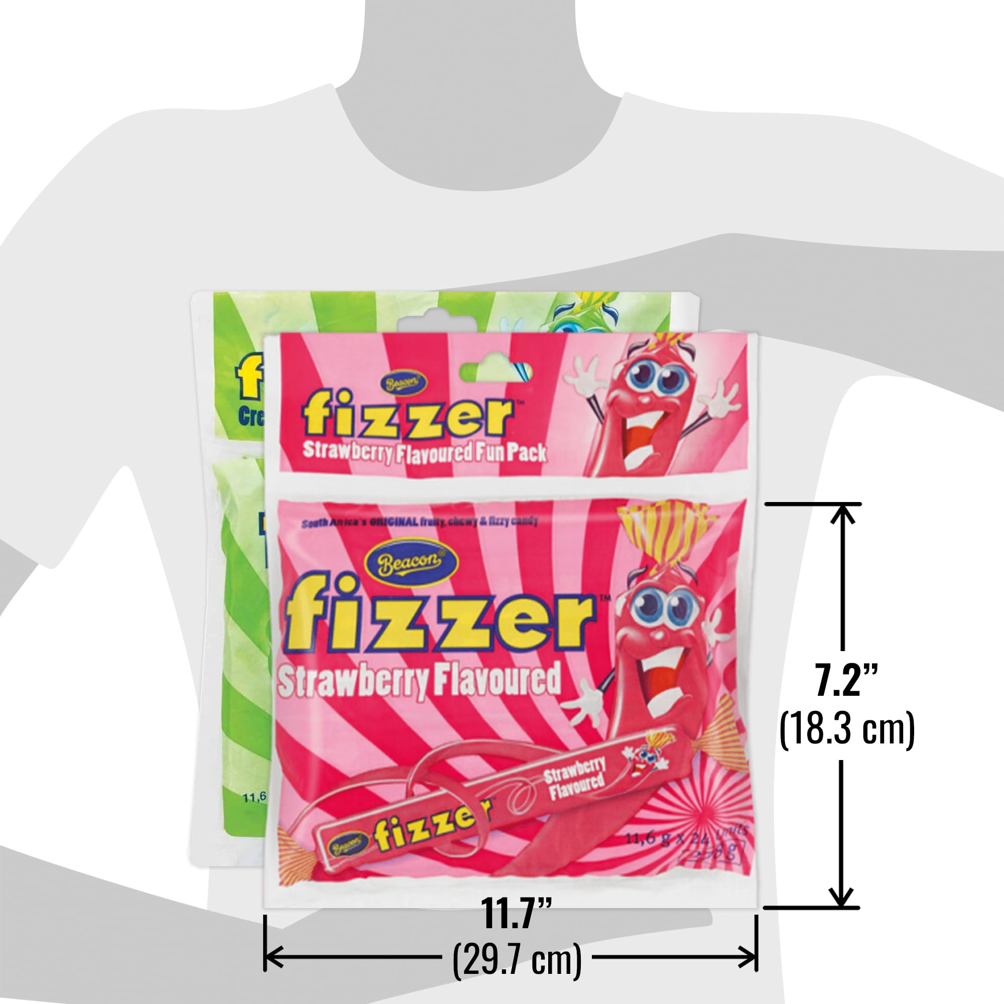 Treats from Home Beacon Fizzers held in a hand to show size and portion, ideal for gifting
