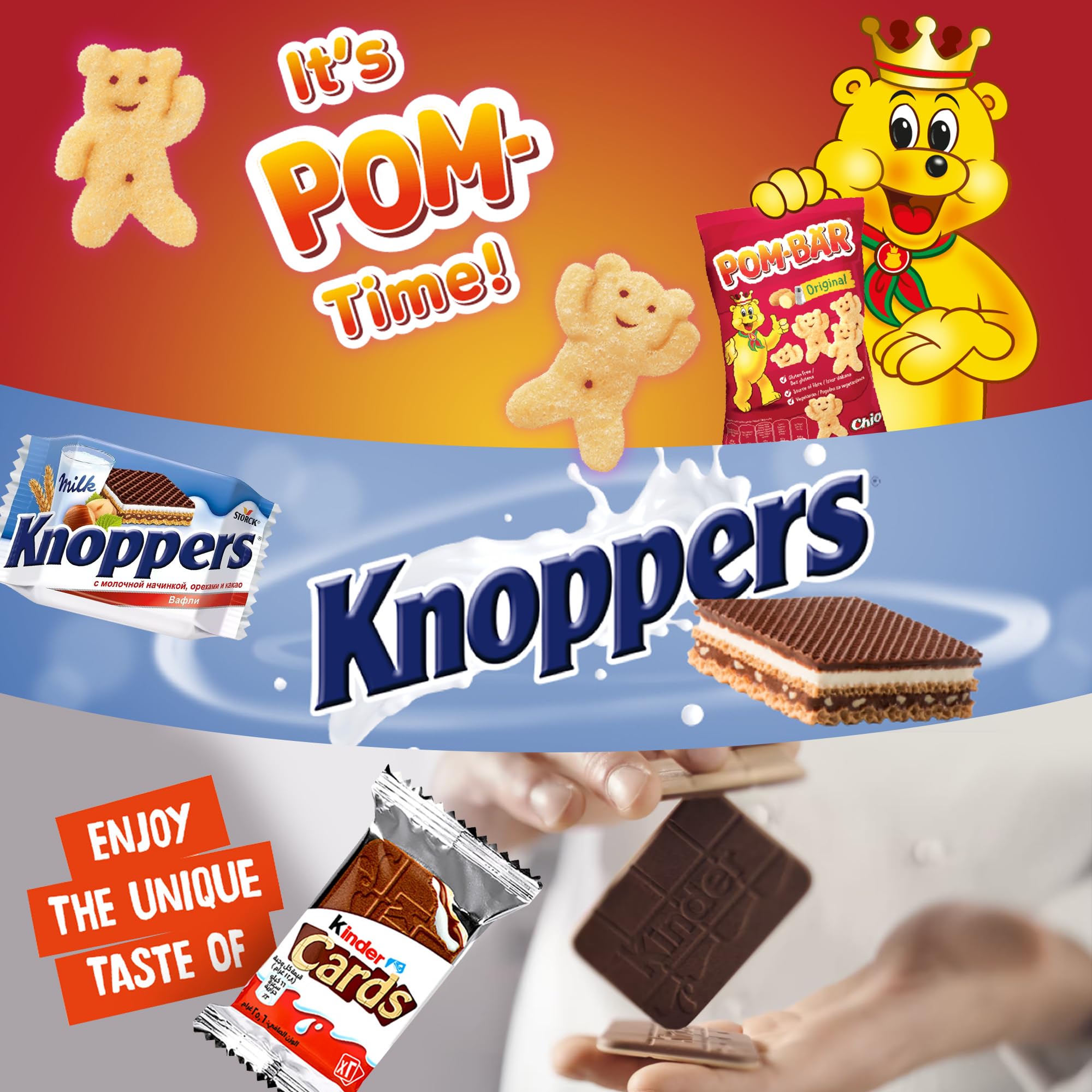 Treats from Home open box with neatly arranged German snacks ready to eat and gift