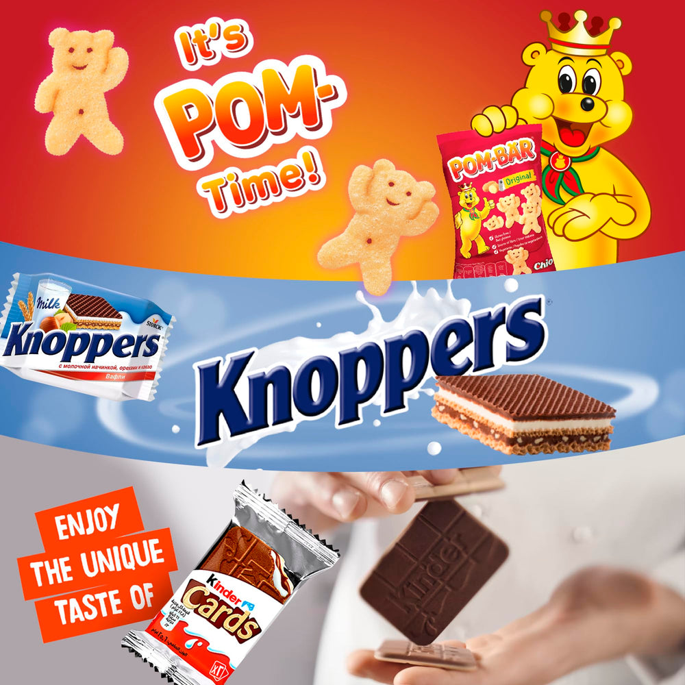 Treats from Home open box with neatly arranged German snacks ready to eat and gift