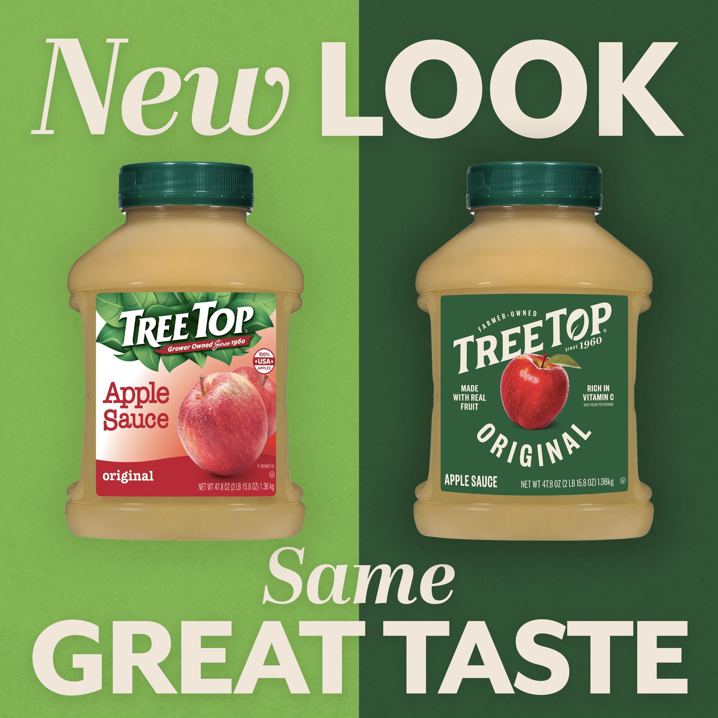 Tree Top label close-up highlighting ingredient transparency benefit